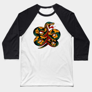 Coiled Snake Baseball T-Shirt